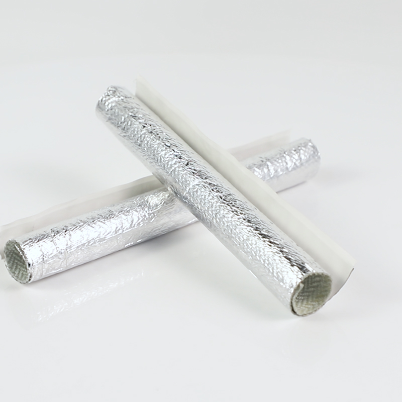 Envoltório autofechante de fibra de vidro de alumínio