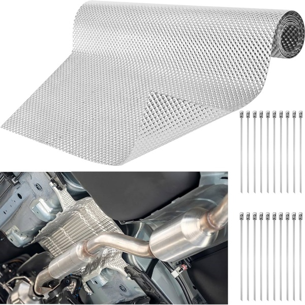 embossed heat shield material embossed heat shield material