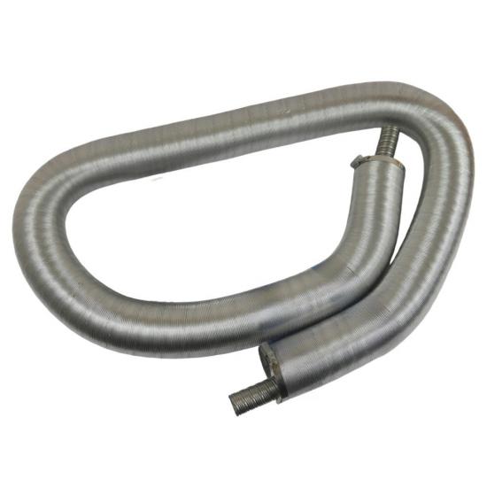 Sistema de escape marítimo com silenciador integrado – Redução de ruído e proteção térmica