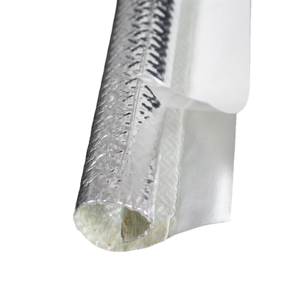 Manga de Fibra de Vidro Aluminizada para Proteção de Chicote Elétrico Automotivo