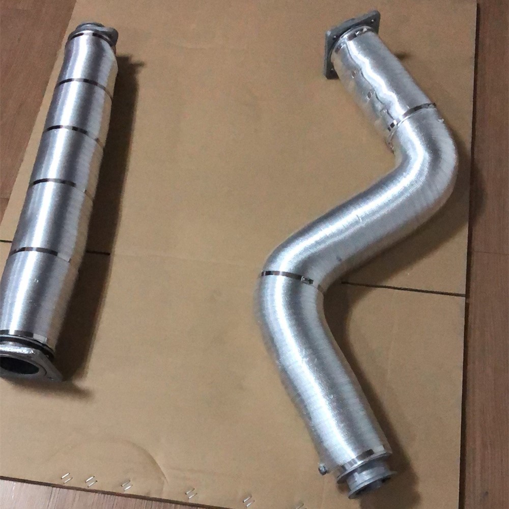 Tubo refletivo de calor de alumínio usado no tubo de escape